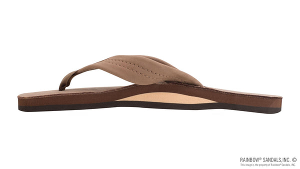 Rainbow Sandals - Wide Strap - Premier Leather Single Layer - Women's