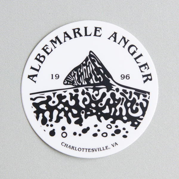 Albemarle Angler Sticker - Classic Circle