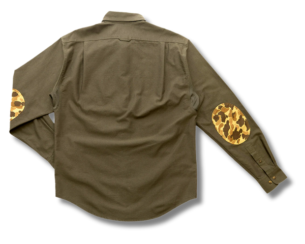 Ball and Buck Sportsmans Shirt - Moss Oxford / Original Camo
