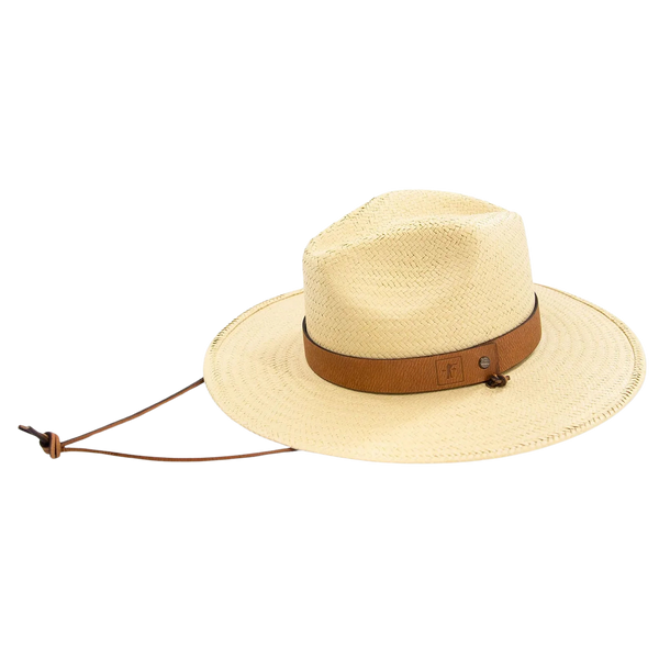 Ball and Buck Brimmed Burlap Straw Field Hat