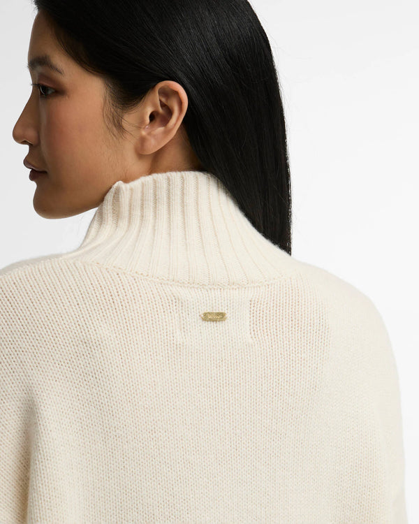 Barbour Woodhouse Cashmere-Blend Funnel Neck Jumper