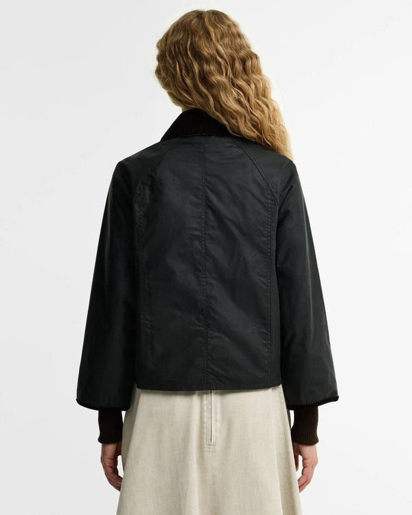 Barbour Cropped Beadnell Waxed Jacket