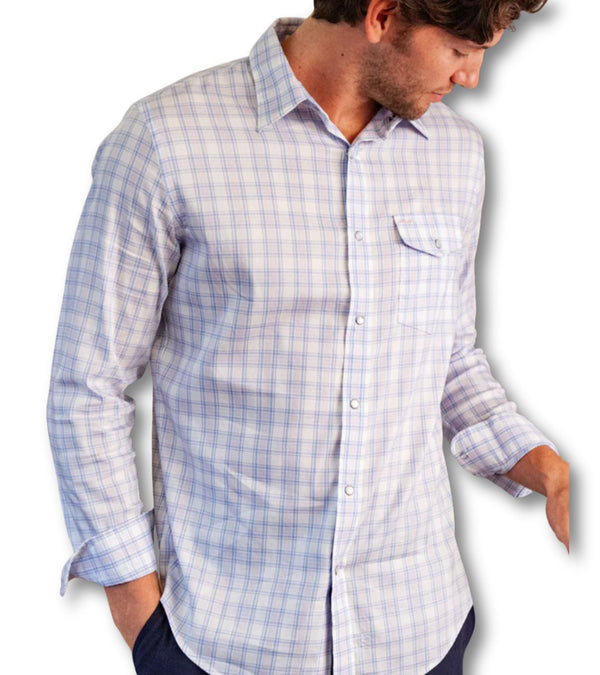 Criquet Performance Long Sleeve Pearl Snap
