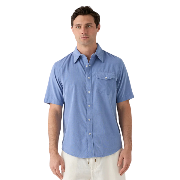 Criquet Short Sleeve Corduroy Pearl Snap