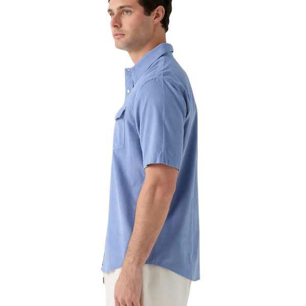 Criquet Short Sleeve Corduroy Pearl Snap