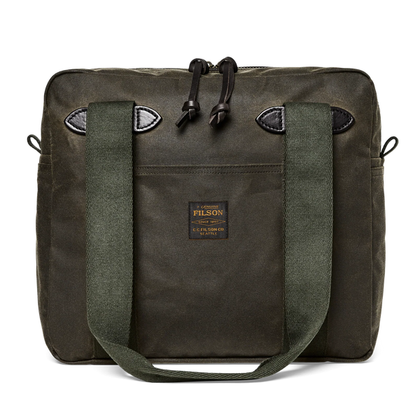 Filson Tin Cloth Zipper Tote Bag