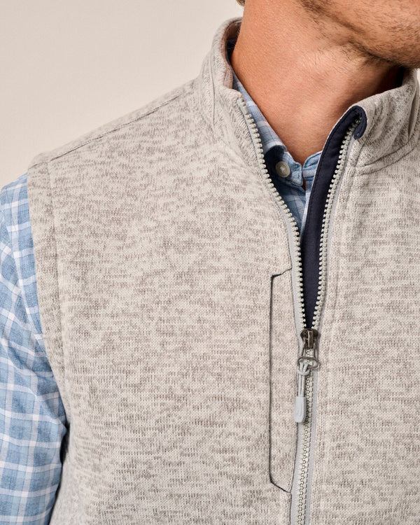 Johnnie-O Denalis Double Zip Fleece Vest (UVA embroidery)