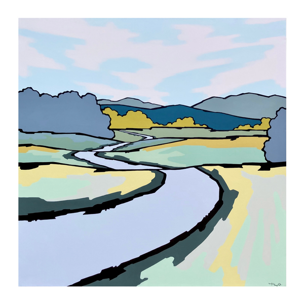 Meg Davies 8x8 Print "To Have a River Here"