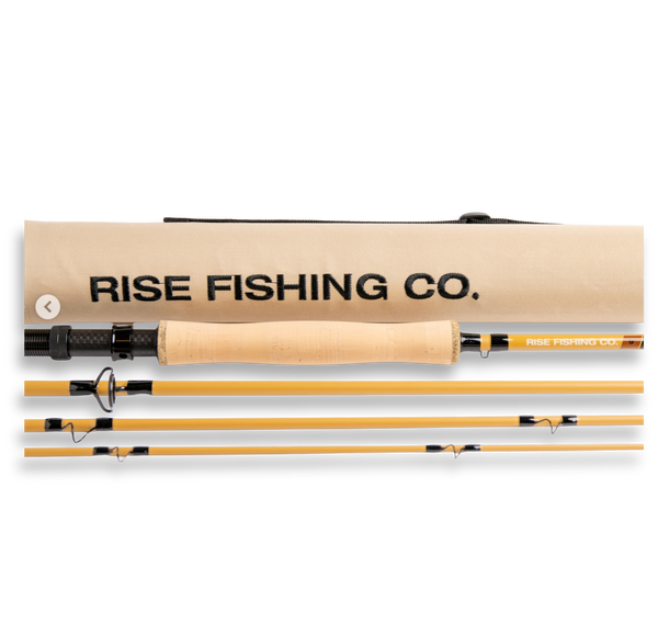 Rise Fishing Black and Tan Trout Series Fly Rod