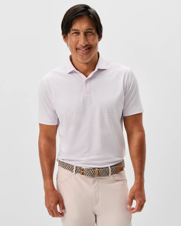 Johnnie-O Performance Jersey Polo - Rez Stripe