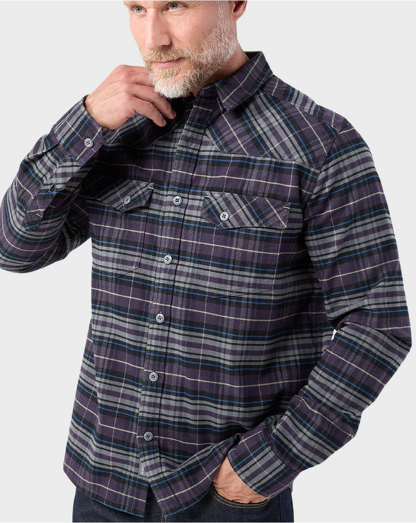 Stio Men's Junction Midweight Flannel Shirt