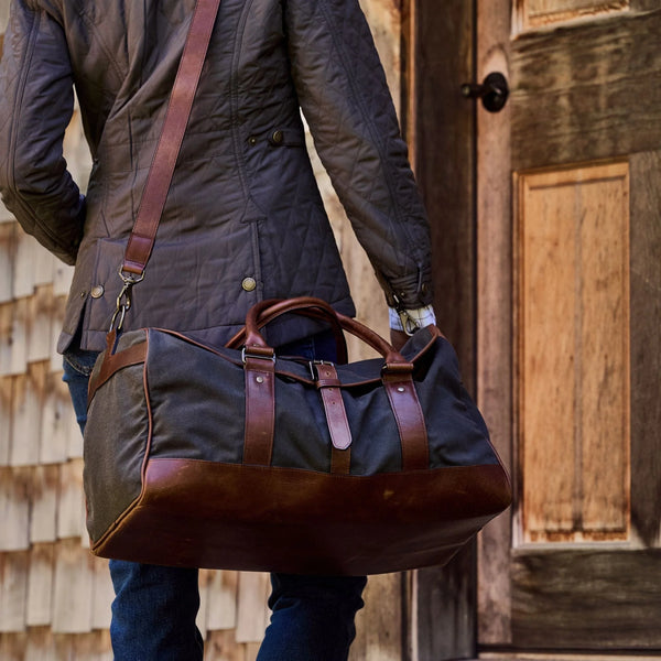 Tom Beckbe Canvas Weekender Duffel Bag