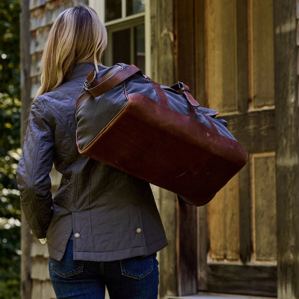 Tom Beckbe Canvas Weekender Duffel Bag
