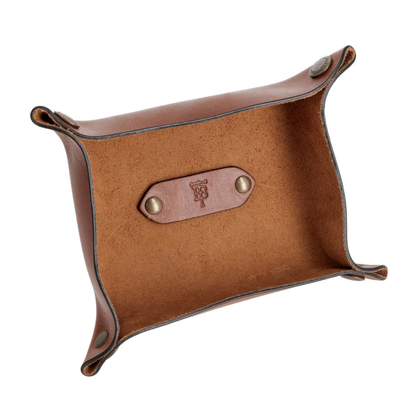 Tom Beckbe Leather Change Tray