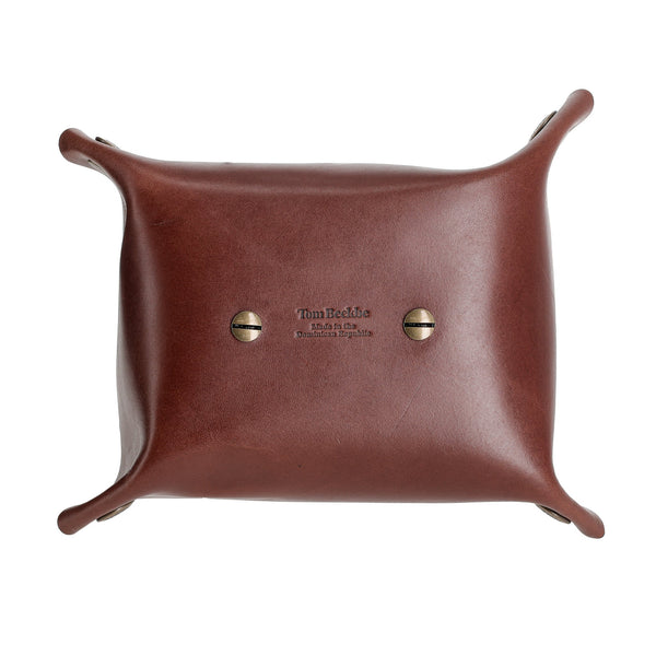 Tom Beckbe Leather Change Tray