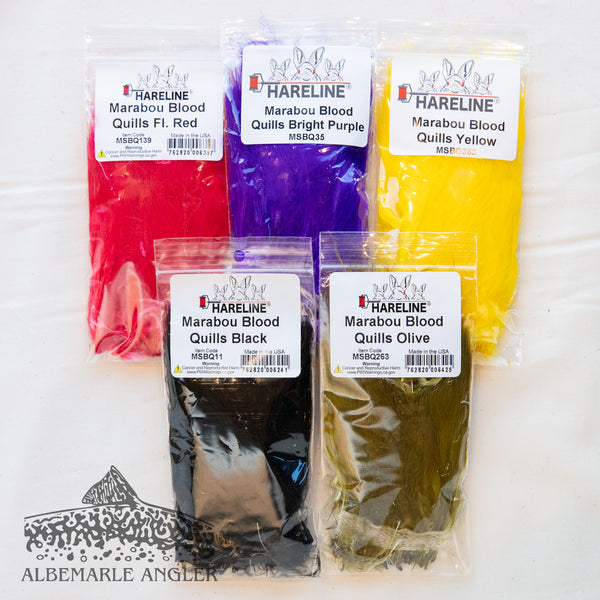 Hareline Marabou Blood Quills