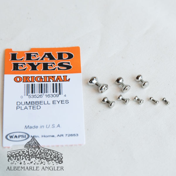 Wapsi Lead Plated Dumbbell Eyes