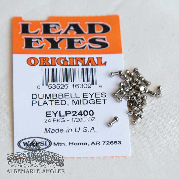 Wapsi Lead Plated Dumbbell Eyes