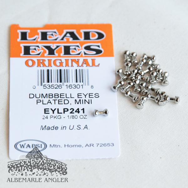 Wapsi Lead Plated Dumbbell Eyes