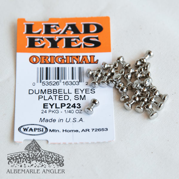 Wapsi Lead Plated Dumbbell Eyes