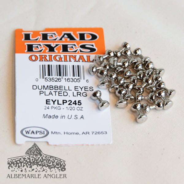 Wapsi Lead Plated Dumbbell Eyes