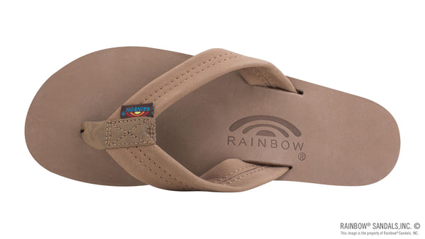 Rainbow Sandals - Wide Strap - Premier Leather Single Layer - Women's