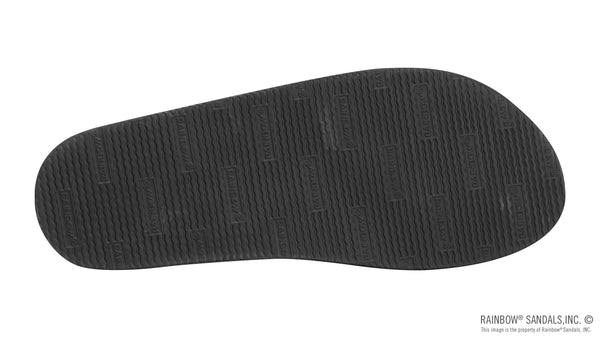 Rainbow Sandals Men's - Classic Rubber Single Layer Black