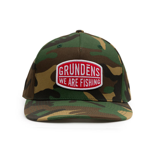 Grundéns We Are Fishing Camo Trucker Hat