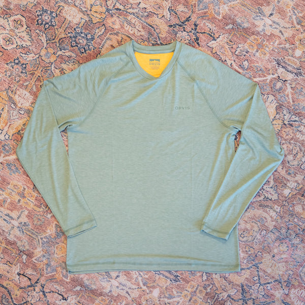 Albemarle Angler x Orvis DriCast Long-Sleeve Crewneck - Modern Logo - Unisex