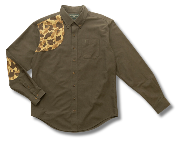 Ball and Buck Sportsmans Shirt - Moss Oxford / Original Camo