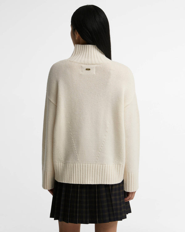 Barbour Woodhouse Cashmere-Blend Funnel Neck Jumper