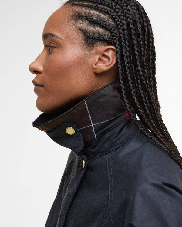 Barbour Cropped Beadnell Waxed Jacket