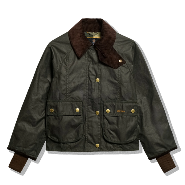 Barbour Cropped Beadnell Waxed Jacket