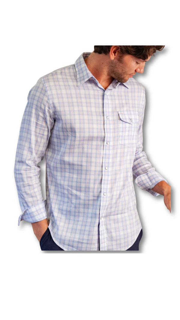 Criquet Performance Long Sleeve Pearl Snap