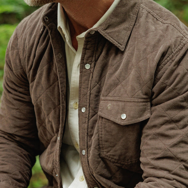 Criquet Corduroy Quilted Shacket
