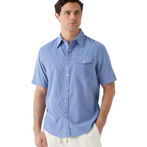 Criquet Short Sleeve Corduroy Pearl Snap
