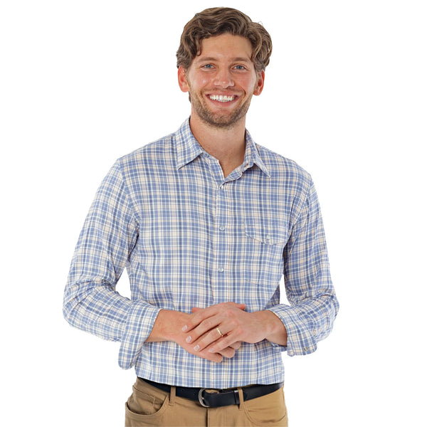 Criquet Performance Pearl Snap Button Down Shirt