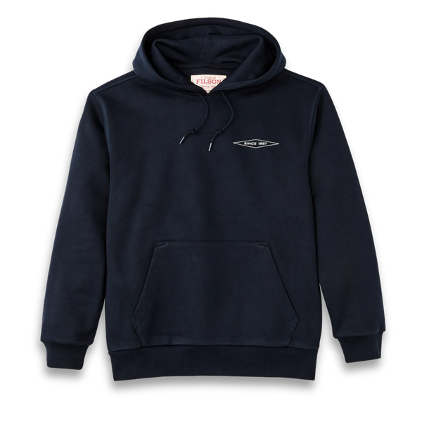 Filson Prospector Graphic Hoodie in Night Sky Diamond