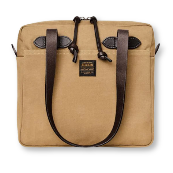 Filson Small Zipper Tote Bag - Tan