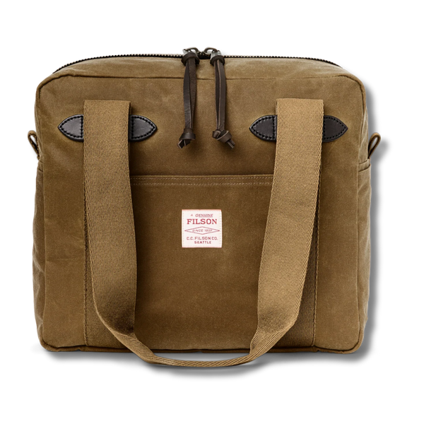 Filson Tin Cloth Zipper Tote Bag
