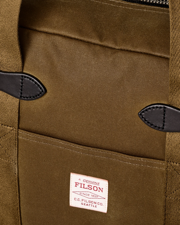 Filson Tin Cloth Zipper Tote Bag
