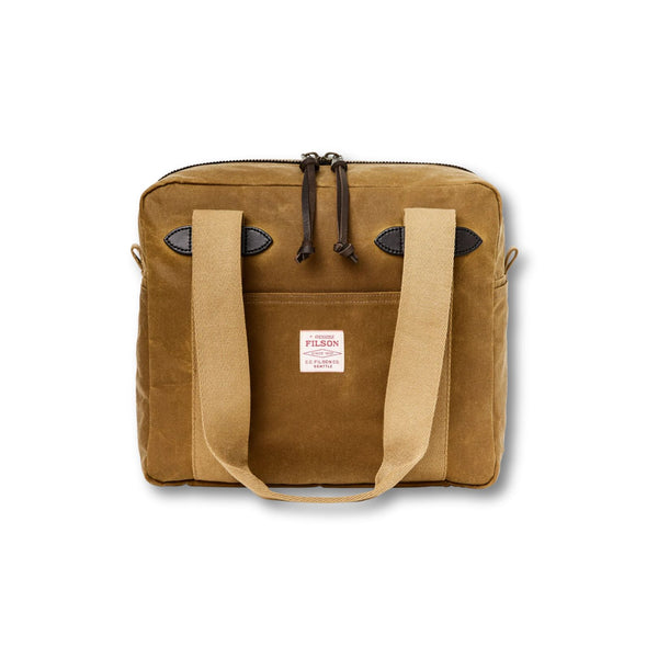 Filson Tin Cloth Tote Bag with Zipper