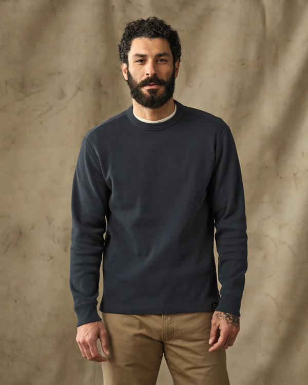Filson Waffle Knit Thermal Crewneck Sweater