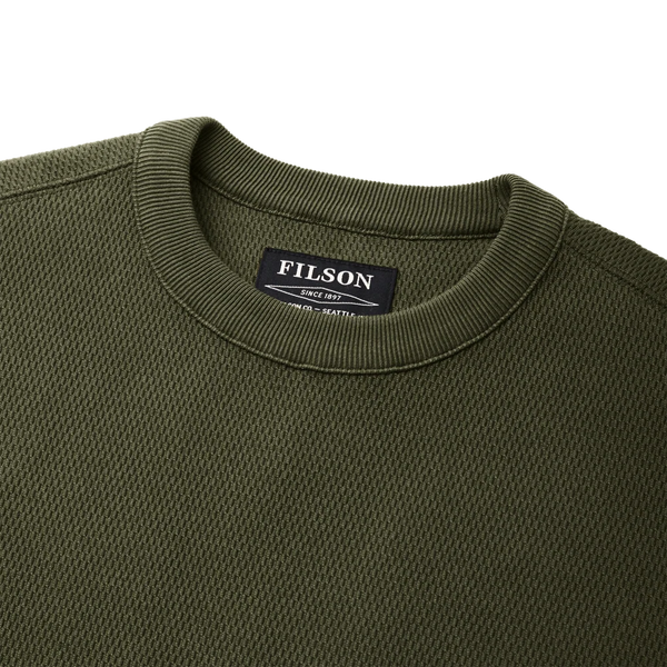 Filson Waffle Knit Thermal Crewneck Sweater