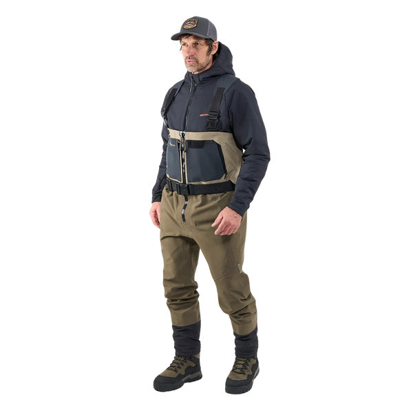 Grundéns Men's Boundary Zip Stockingfoot Wader