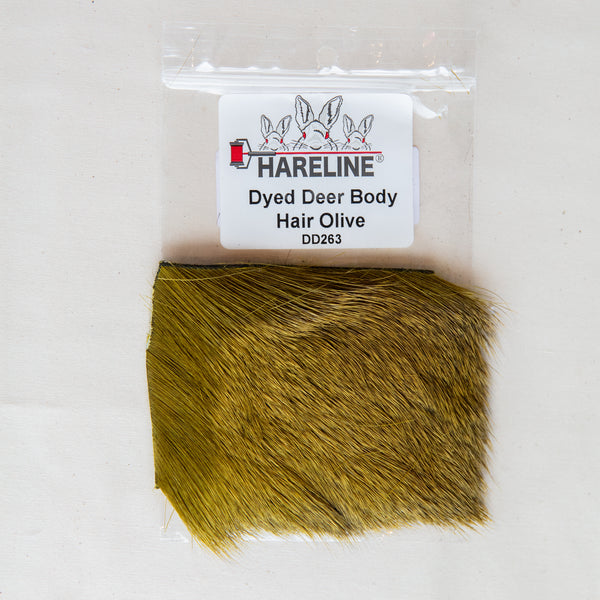 Hareline Dyed Deer Body Hair