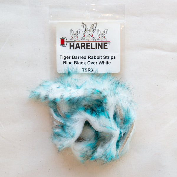 Hareline Tiger Barred Rabbit Strips