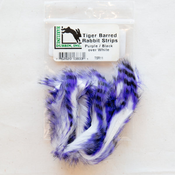 Hareline Tiger Barred Rabbit Strips