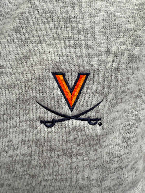 Johnnie-O Denalis Double Zip Fleece Vest (UVA embroidery)