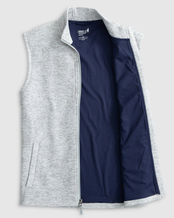 Johnnie-O Denalis Double Zip Fleece Vest (UVA embroidery)